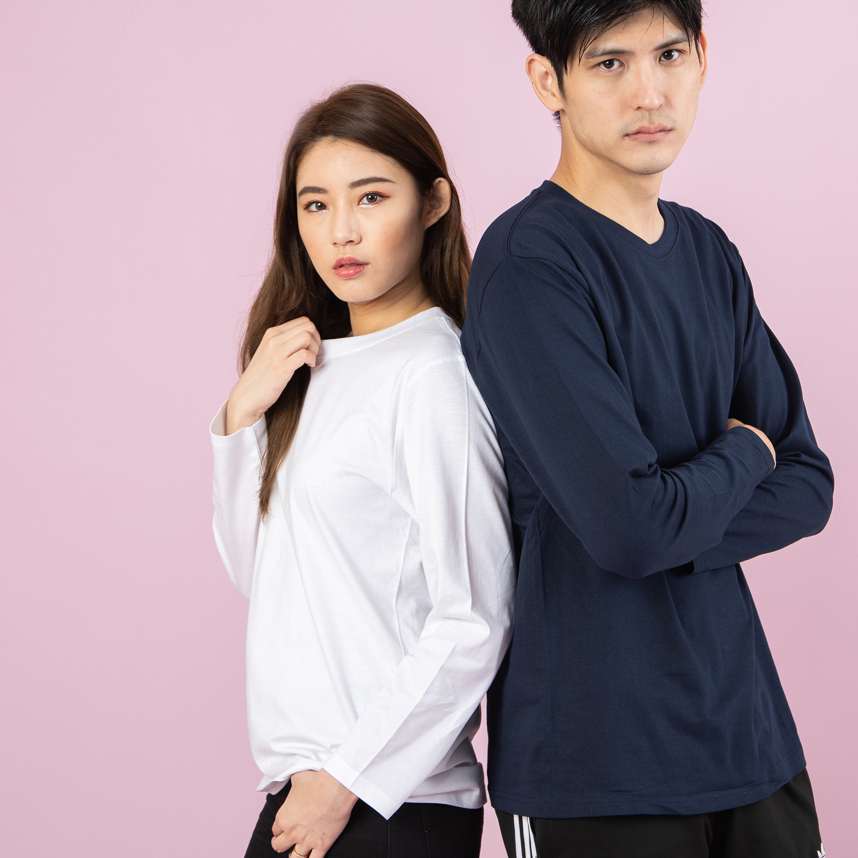 KY亞規精梳棉圓筒T恤款式 1，適合社團系服與家族服